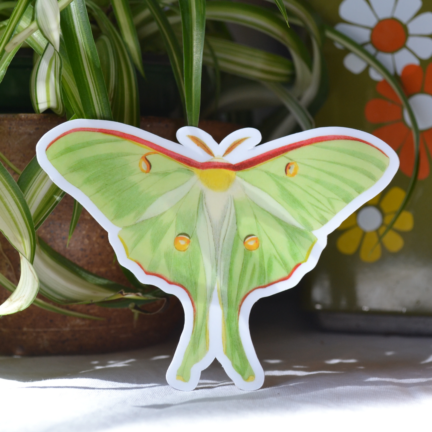 Luna Moth Sticker